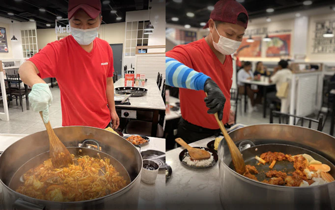 Mr.Dakgalbi's Point 4 - Fun of live cooking! All Dakgalbi are freshly grilled on the spot at every table. Don't miss out on the fun of watching live cooking! - Mr.Dakgalbi SkyAvenue (in Genting Highlands)